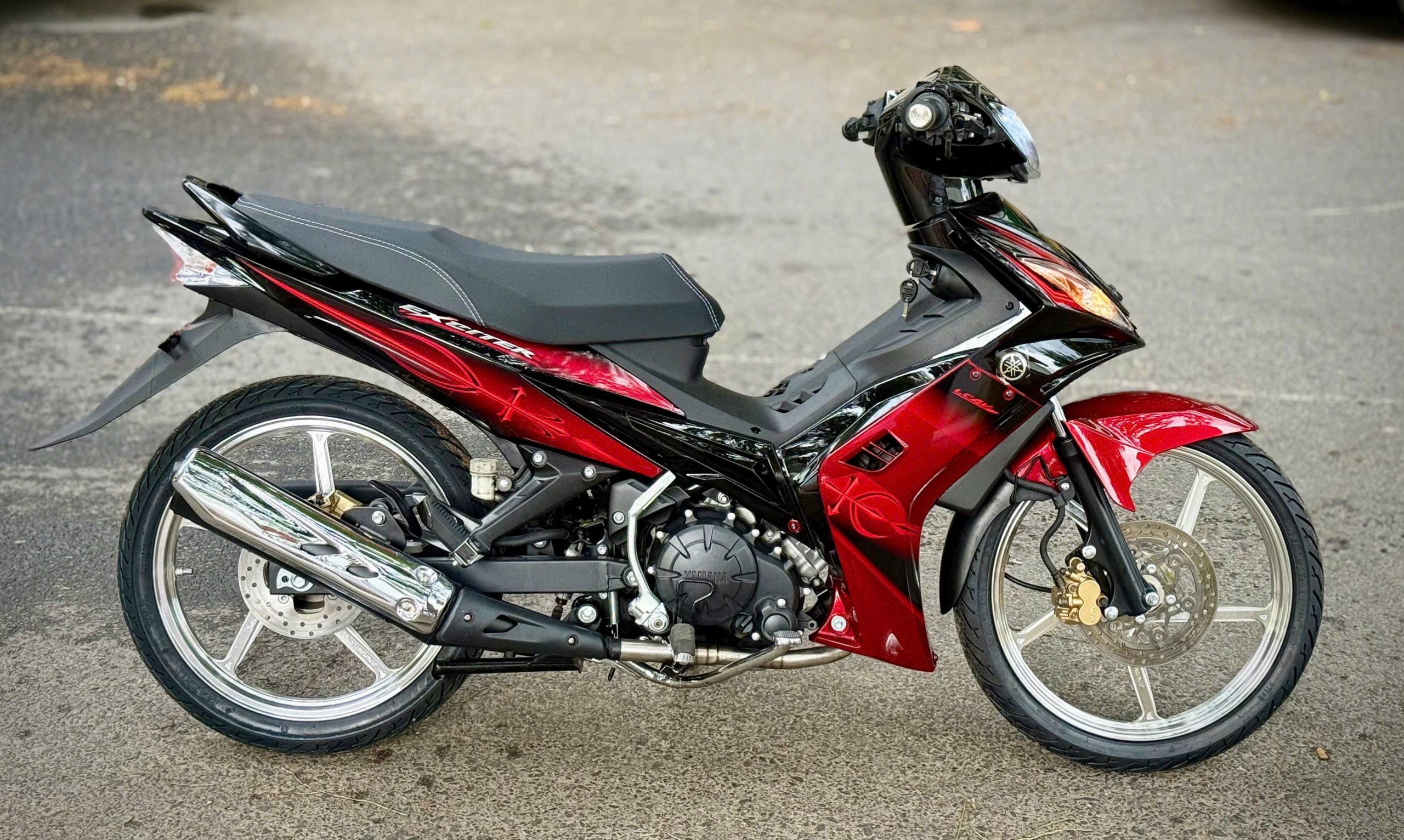 Exciter 135 xuống 2010 mâm CNC - Ảnh 2
